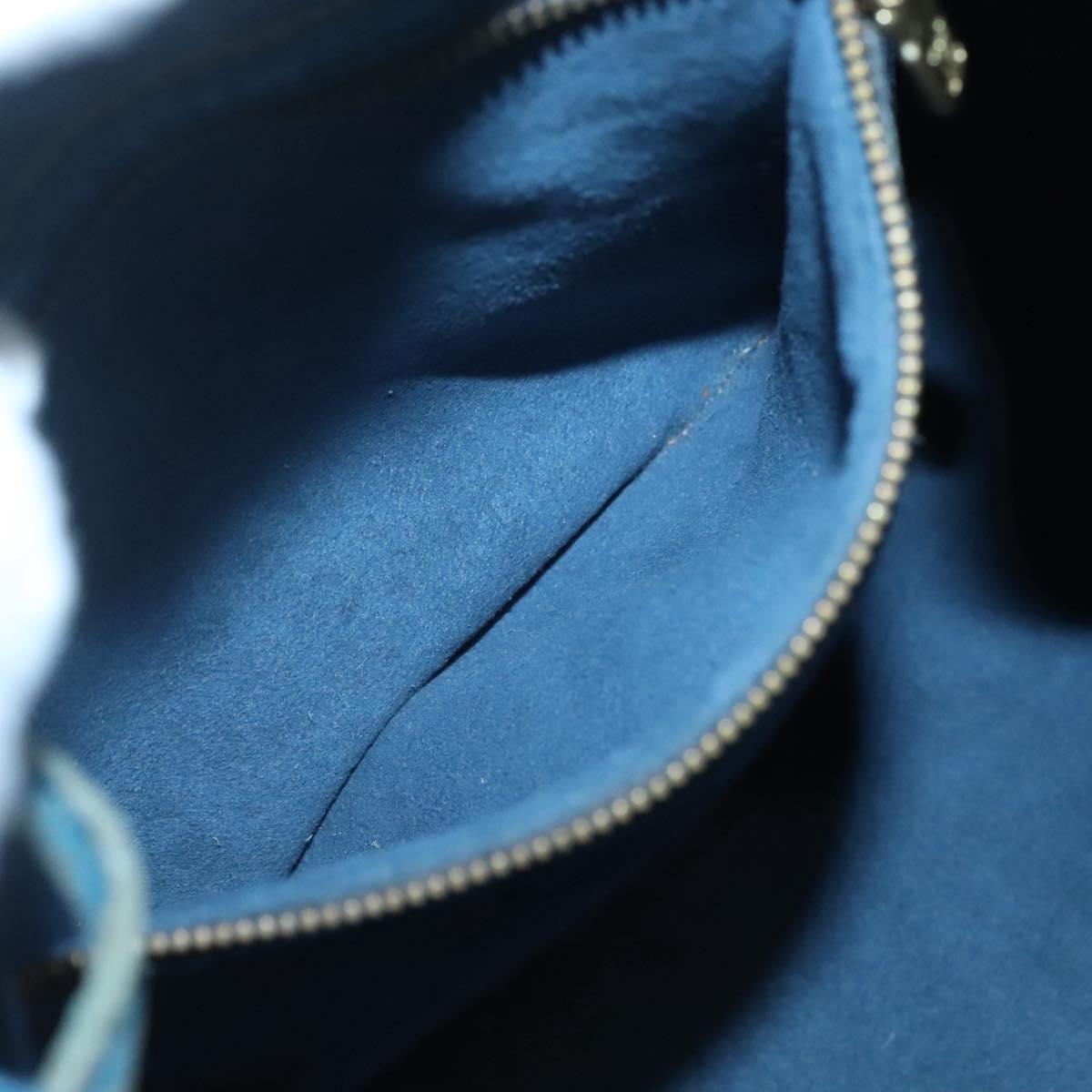 LOUIS VUITTON Epi Petit Noe Shoulder Bag Blue M44105 LV Auth 123401