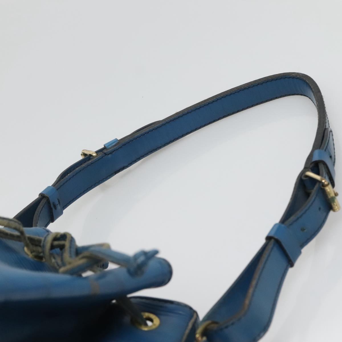 LOUIS VUITTON Epi Petit Noe Shoulder Bag Blue M44105 LV Auth 123401