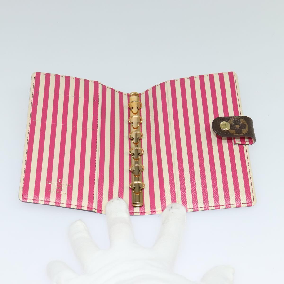 LOUIS VUITTON Monogram Trunk Agenda PM Day Planner Cover R20031 LV Auth 123439