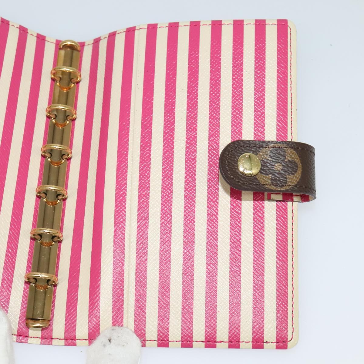 LOUIS VUITTON Monogram Trunk Agenda PM Day Planner Cover R20031 LV Auth 123439