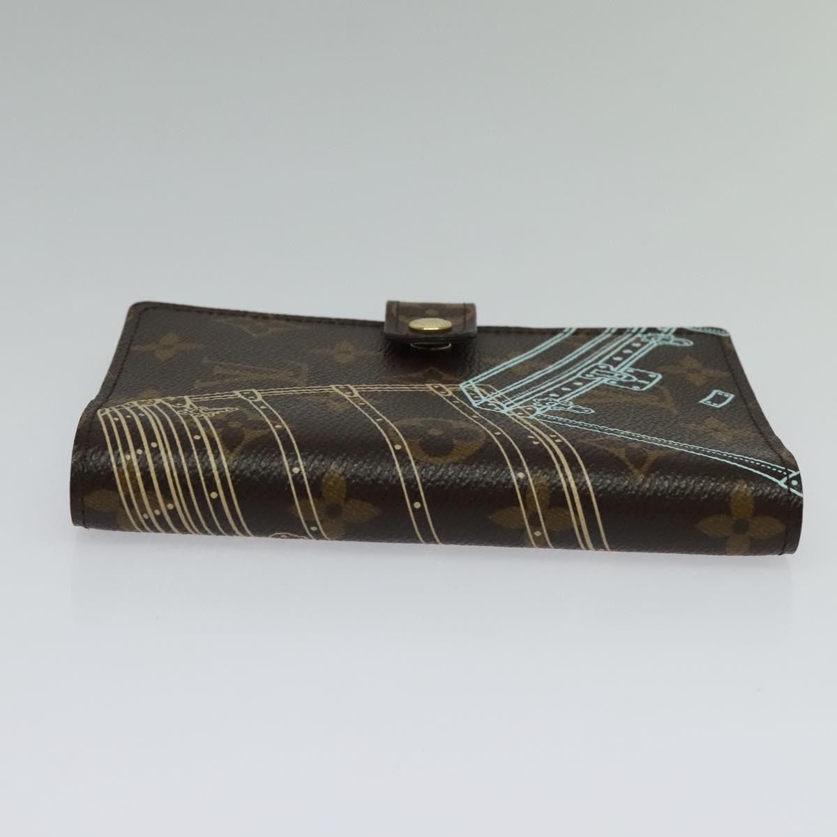 LOUIS VUITTON Monogram Trunk Agenda PM Day Planner Cover R20031 LV Auth 123439