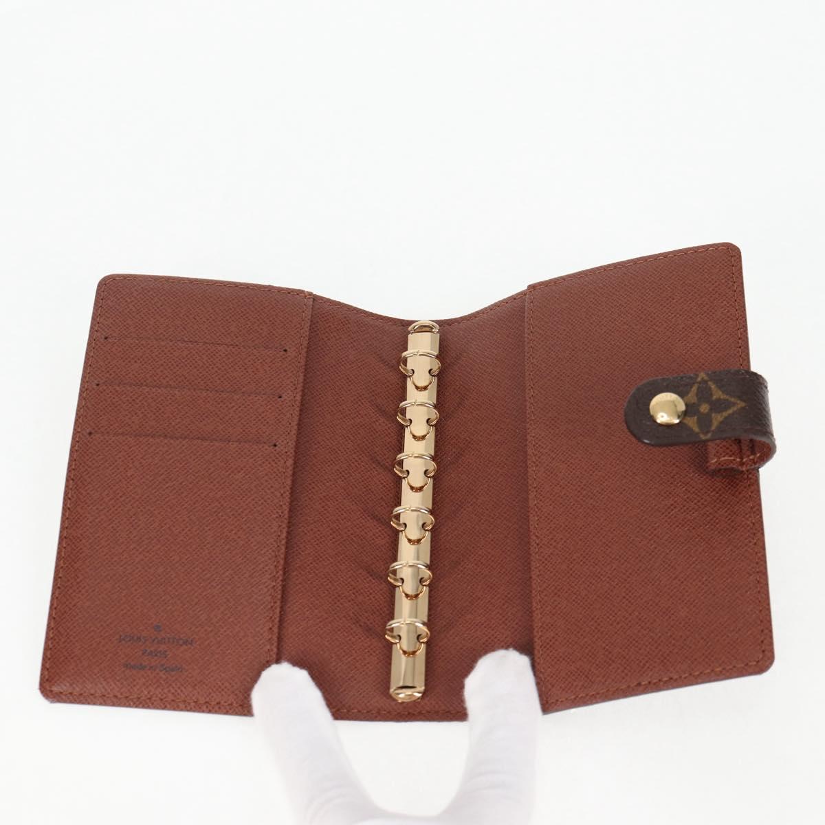 LOUIS VUITTON Monogram Panda Agenda PM Day Planner Cover R20011 LV Auth 123452SAV