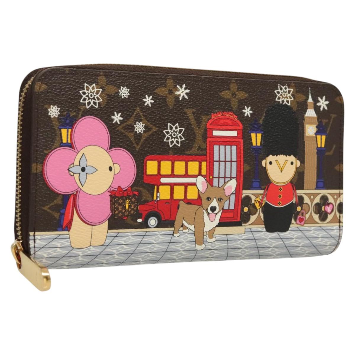 LOUIS VUITTON Monogram Vivienne Zippy Wallet Long Wallet M80861 LV Auth 123455