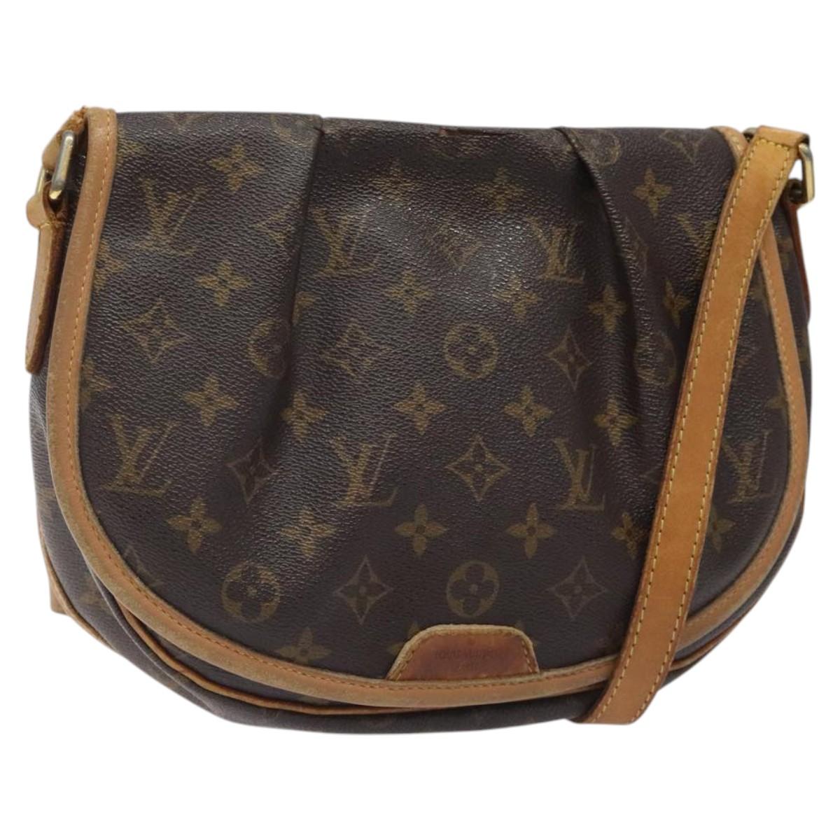LOUIS VUITTON Monogram Menilmontant PM Shoulder Bag M40474 LV Auth 123476