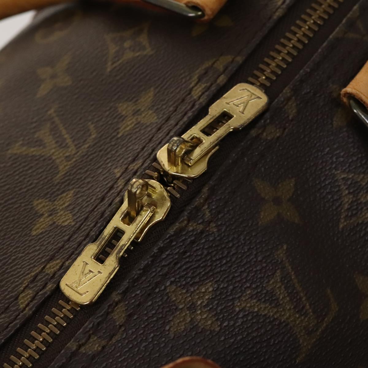 LOUIS VUITTON Monogram Keepall 55 Boston Bag M41424 LV Auth 123478