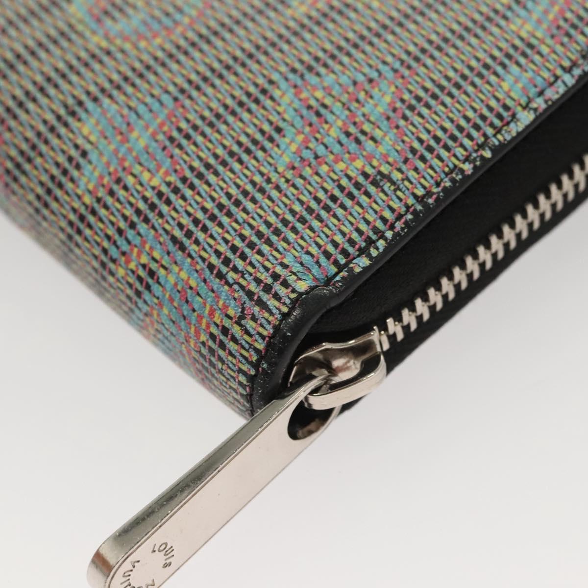 LOUIS VUITTON Monogram LV Pop Zippy Wallet Wallet Blue M68662 LV Auth 123489