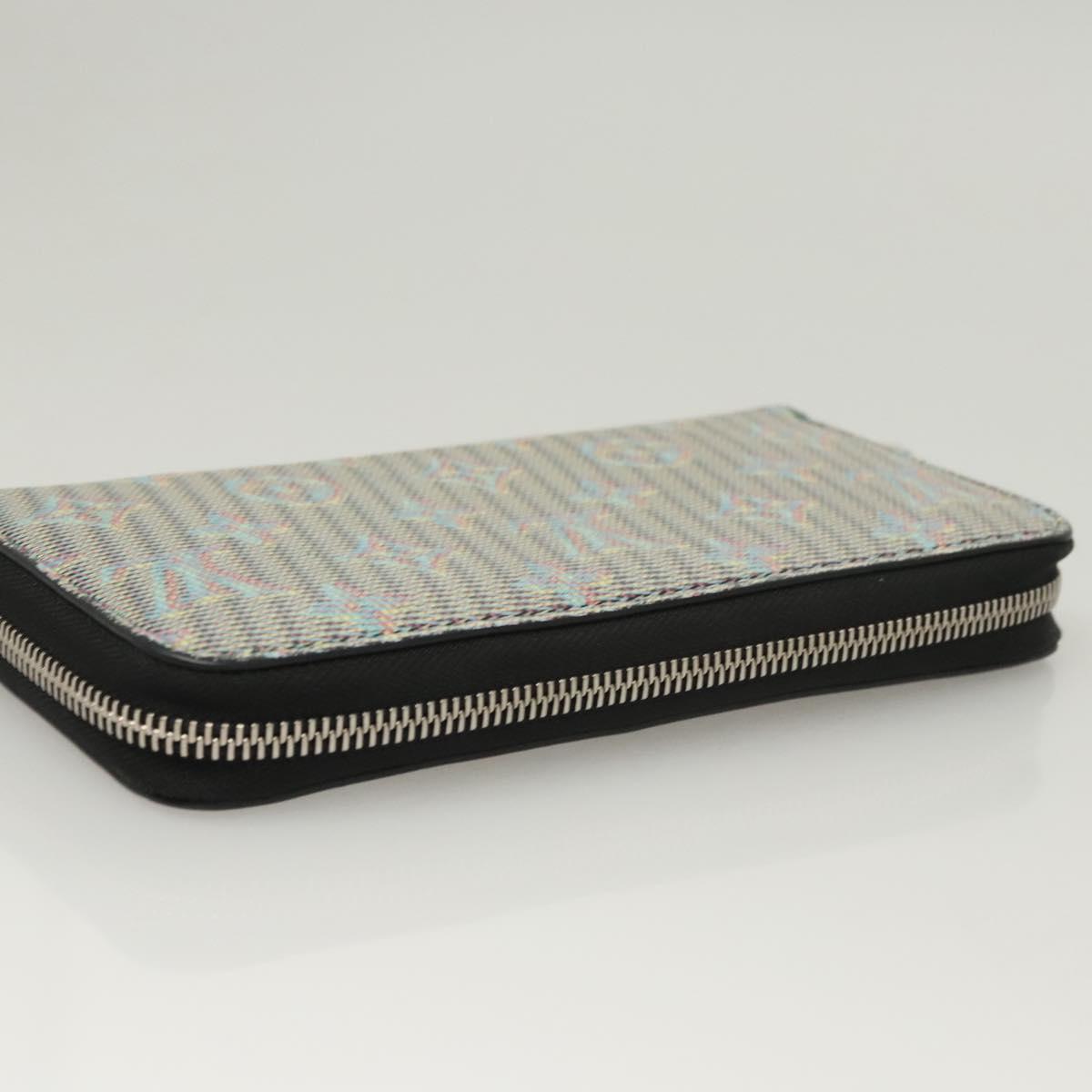 LOUIS VUITTON Monogram LV Pop Zippy Wallet Wallet Blue M68662 LV Auth 123489