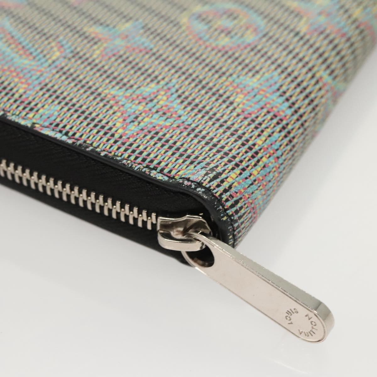 LOUIS VUITTON Monogram LV Pop Zippy Wallet Wallet Blue M68662 LV Auth 123489