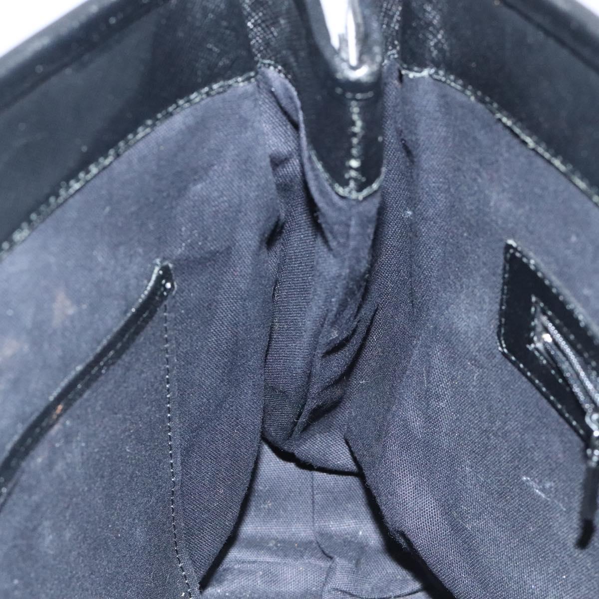 BURBERRY Nova Check Hand Bag Canvas Beige Auth 123490