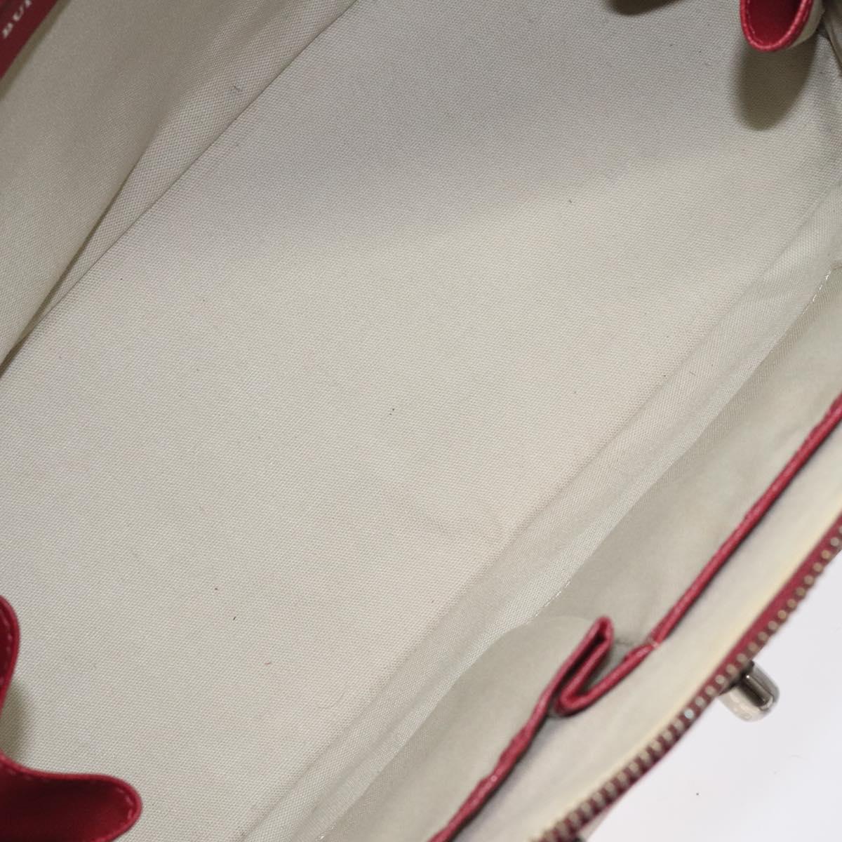 BURBERRY Nova Check Hand Bag Canvas Beige Auth 123491