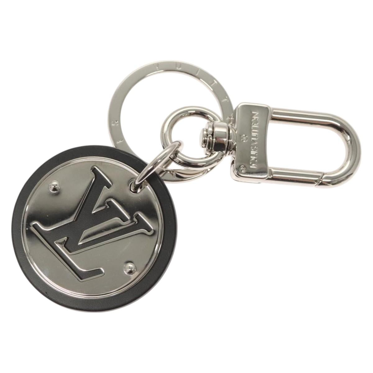 LOUIS VUITTON LV Circle Key Holder Metal Silver M67362 LV Auth 123587M