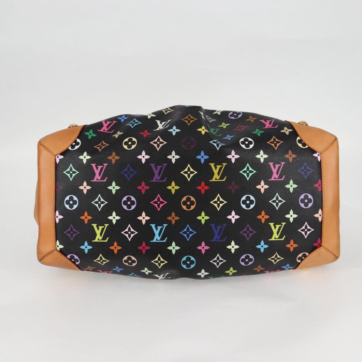 LOUIS VUITTON Monogram Multicolor Ursula Tote Bag Black M40124 LV Auth 123617SAV