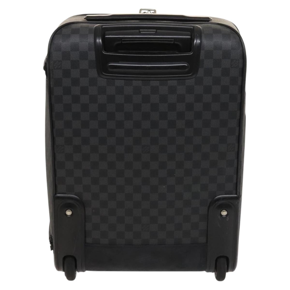 LOUIS VUITTON Damier Graphite Pegas 55 suitcase N23300 LV Auth 123620
