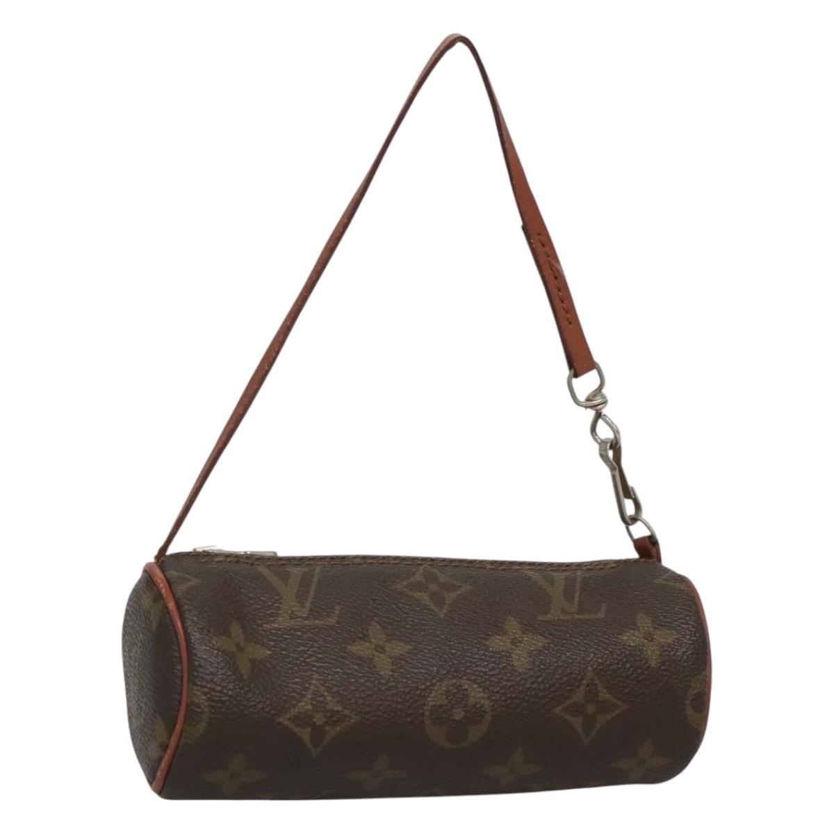 LOUIS VUITTON Monogram Papillon Pouch LV Auth 123641