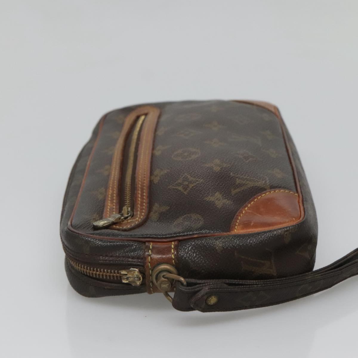 LOUIS VUITTON Monogram Marly Dragonne GM Clutch Bag M51825 LV Auth 123659