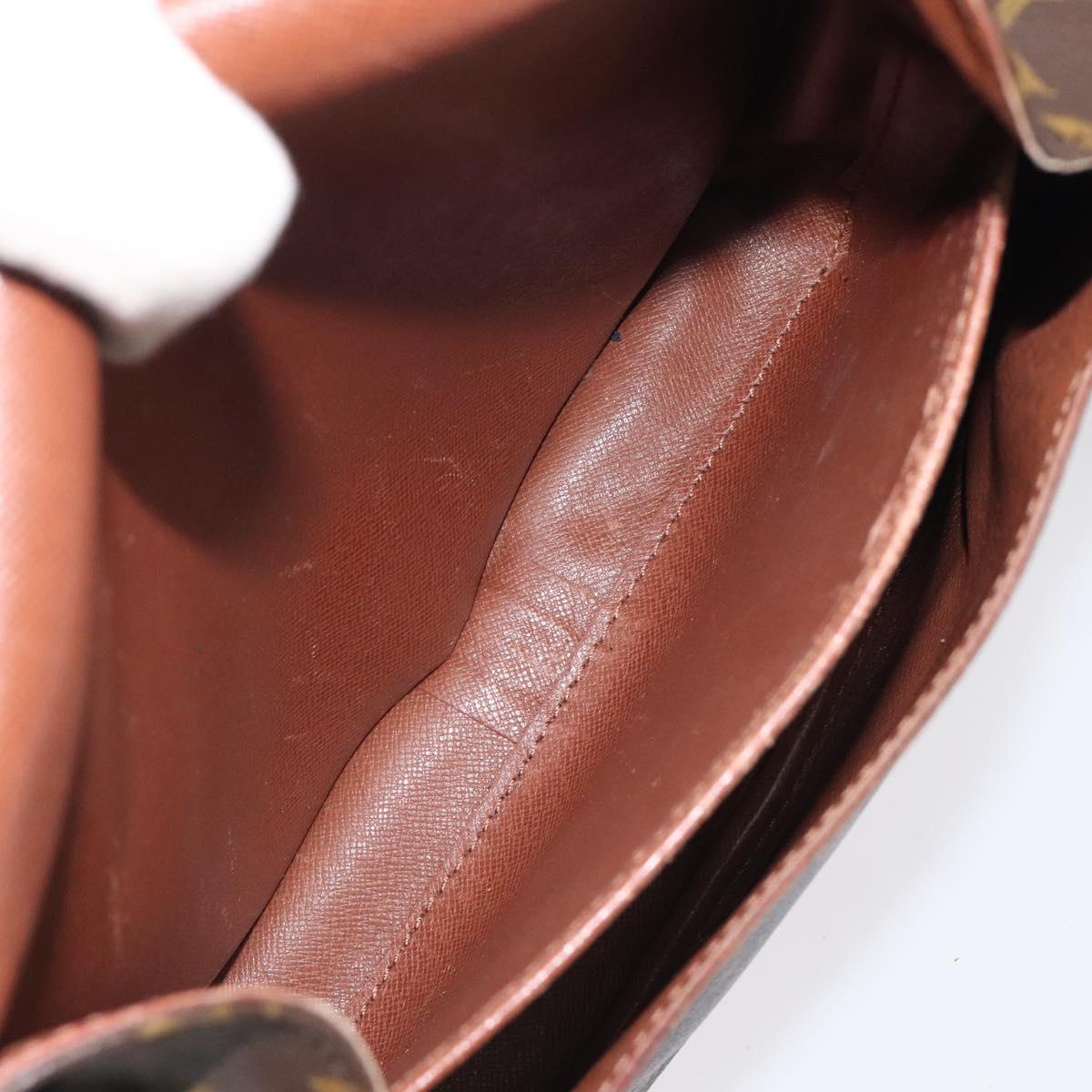 LOUIS VUITTON Monogram Cartouchiere MM Shoulder Bag M51253 LV Auth 123706