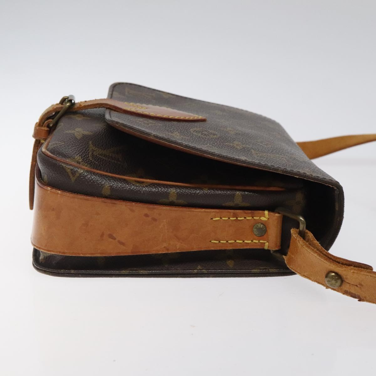 LOUIS VUITTON Monogram Cartouchiere MM Shoulder Bag M51253 LV Auth 123706