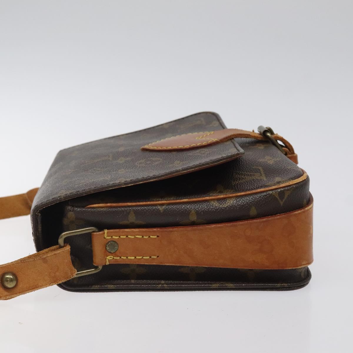 LOUIS VUITTON Monogram Cartouchiere MM Shoulder Bag M51253 LV Auth 123706