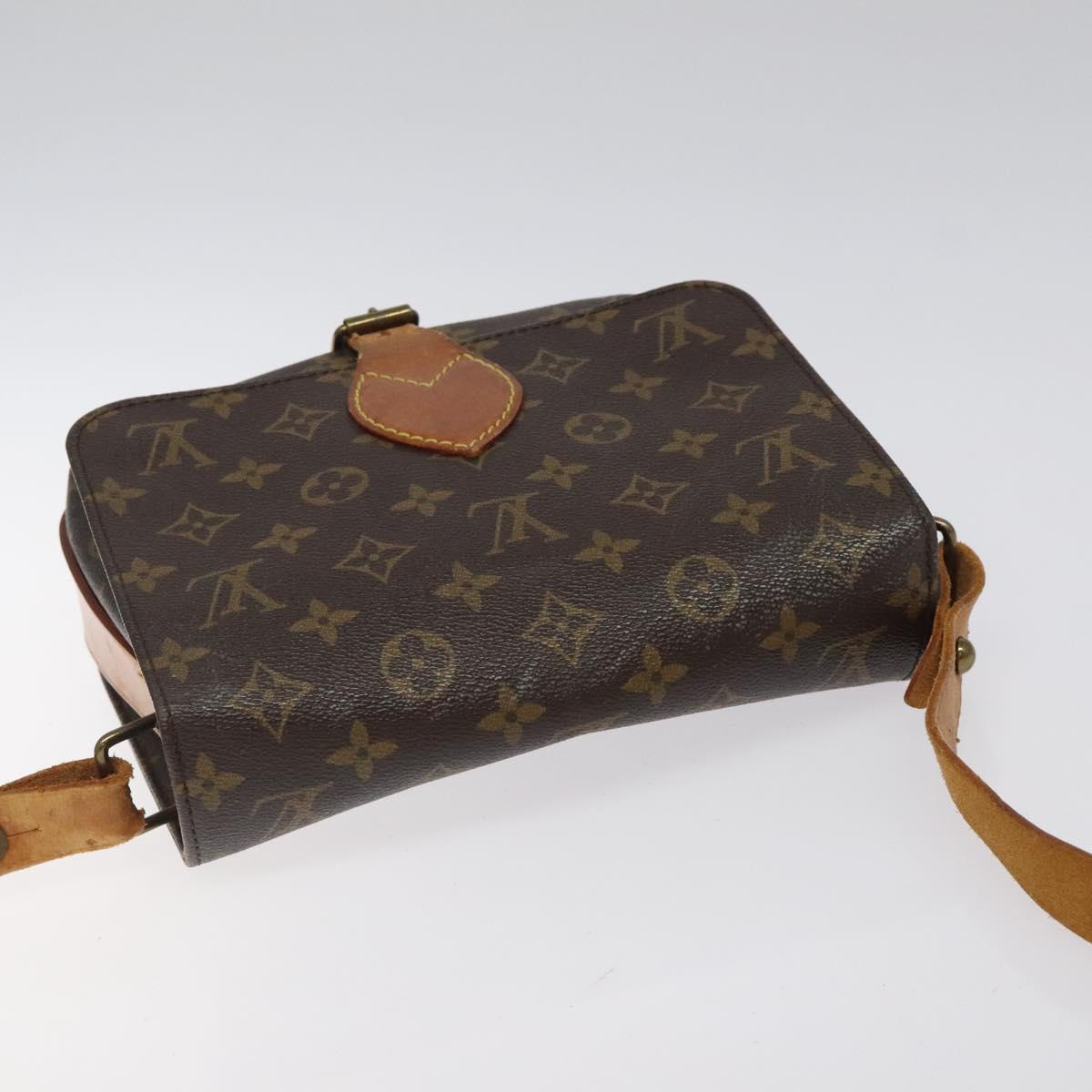 LOUIS VUITTON Monogram Cartouchiere MM Shoulder Bag M51253 LV Auth 123706