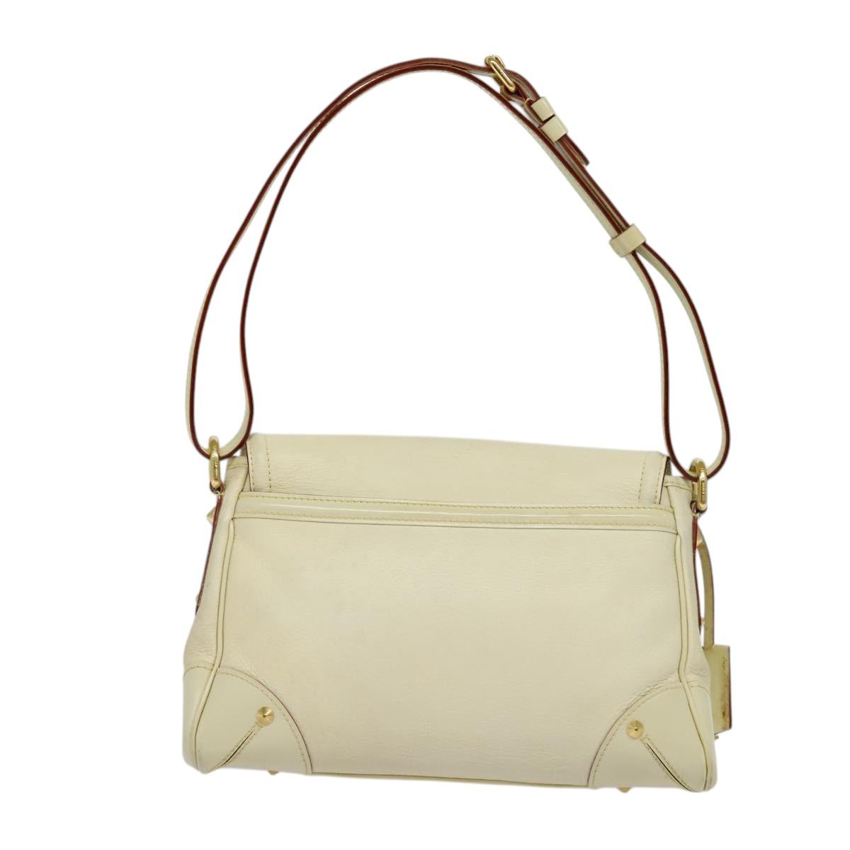 LOUIS VUITTON Suhari Resensual Shoulder Bag White M95845 LV Auth 123753