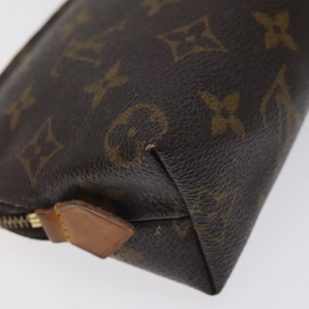 LOUIS VUITTON Monogram Pochette Cosmetic PM Cosmetic Pouch M47515 LV Auth 123776