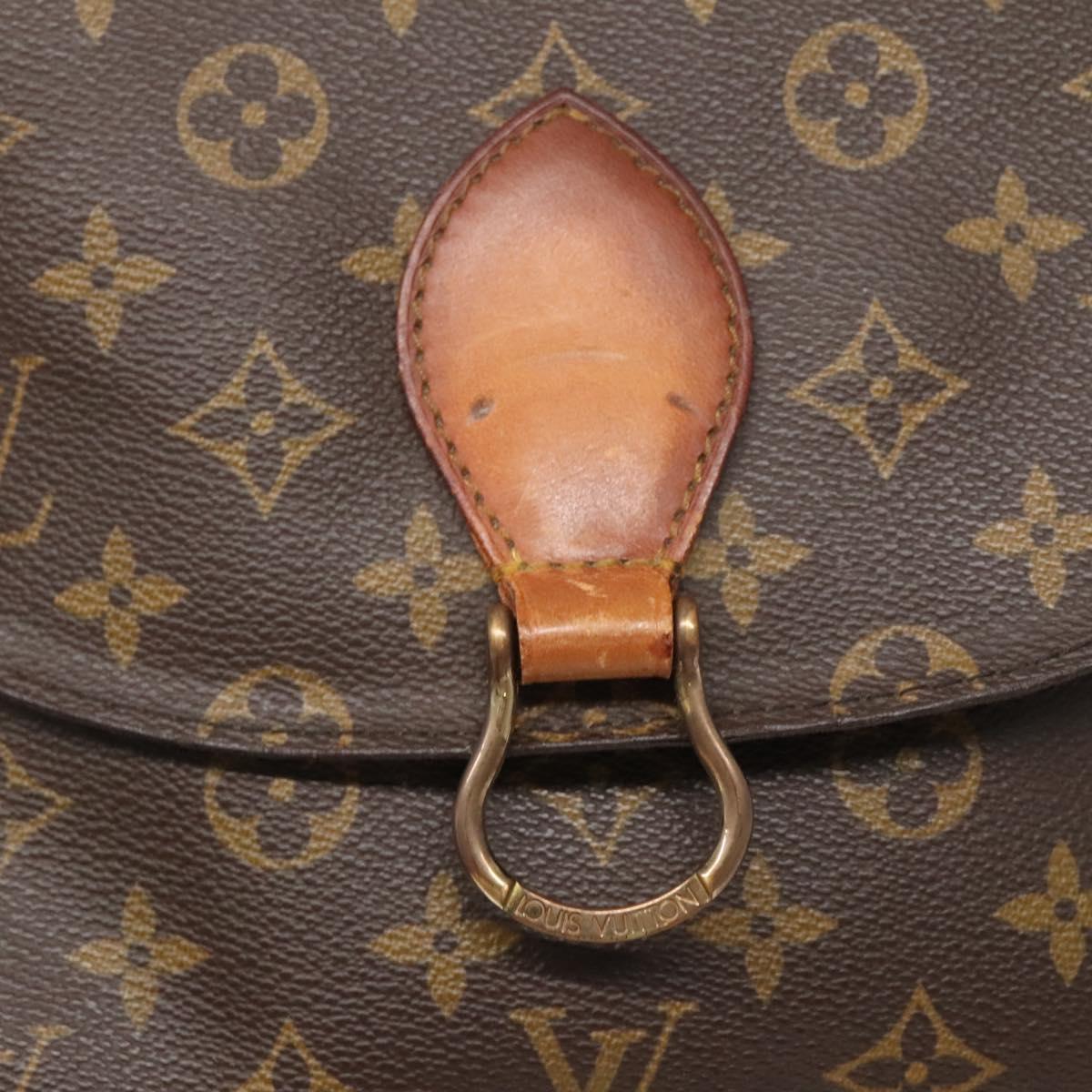 LOUIS VUITTON Monogram Saint Cloud GM Shoulder Bag M51242 LV Auth 123815