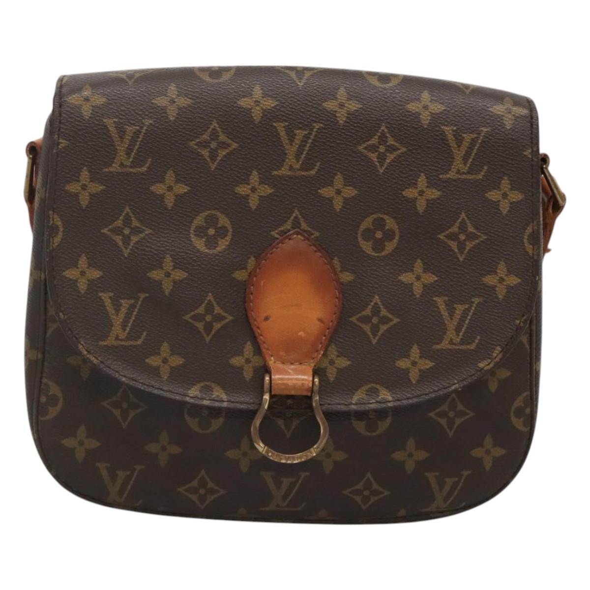 LOUIS VUITTON Monogram Saint Cloud GM Shoulder Bag M51242 LV Auth 123815