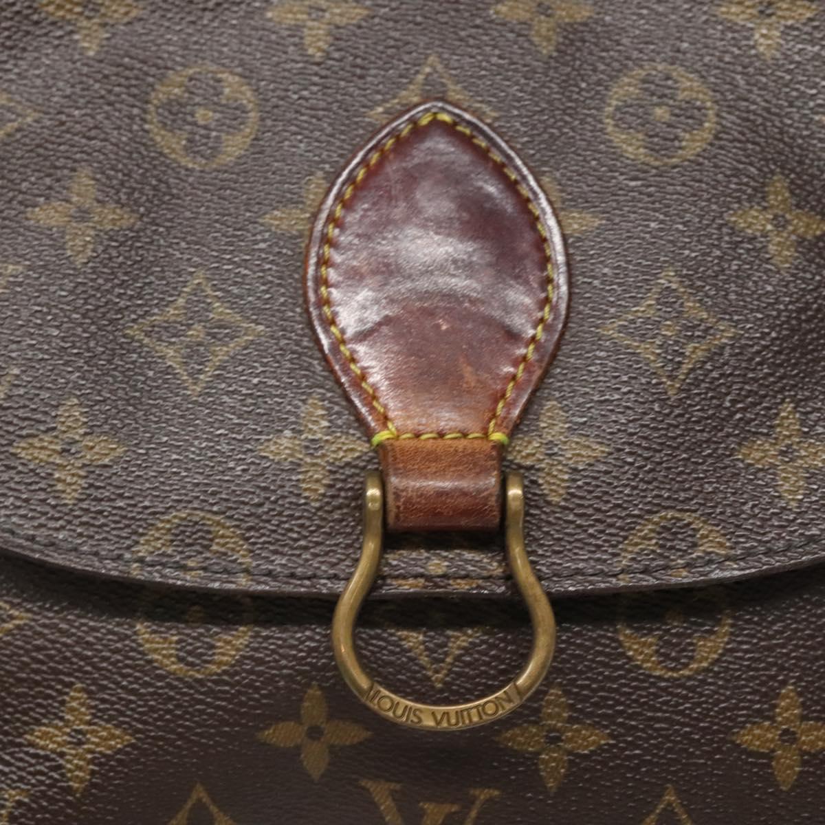 LOUIS VUITTON Monogram Saint Cloud GM Shoulder Bag M51242 LV Auth 123875