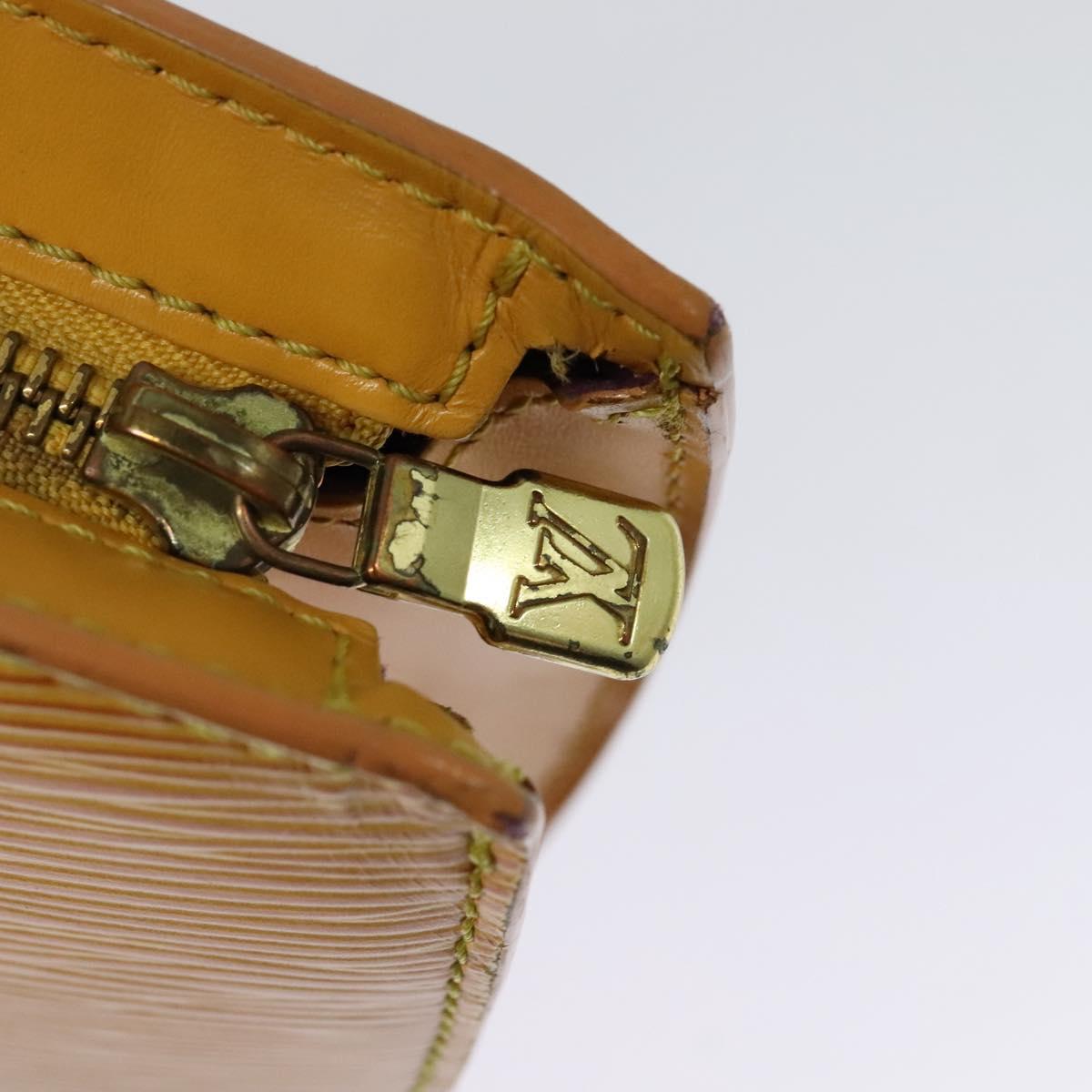 LOUIS VUITTON Epi Saint Jacques Hand Bag Yellow M52279 LV Auth 123915