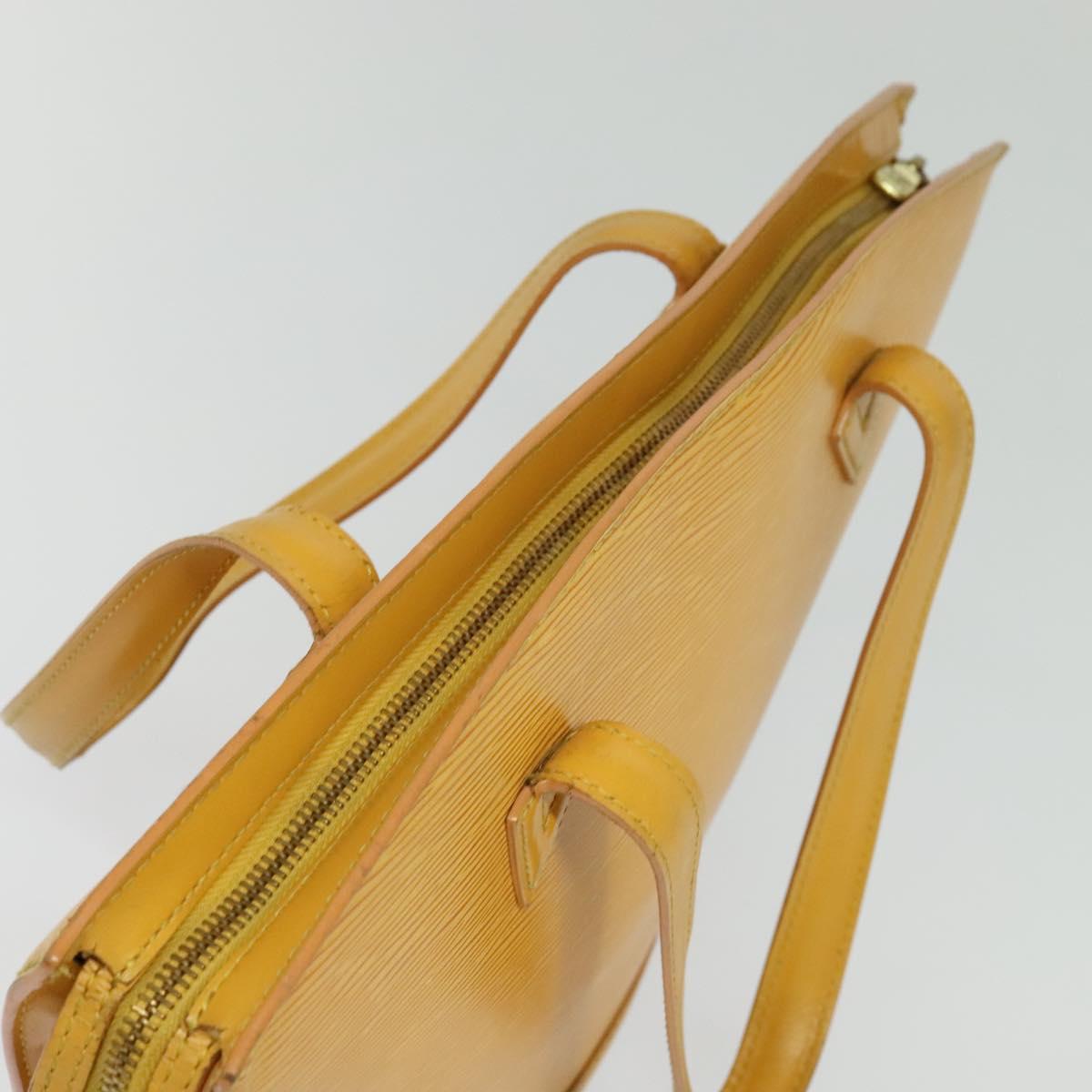 LOUIS VUITTON Epi Saint Jacques Hand Bag Yellow M52279 LV Auth 123915