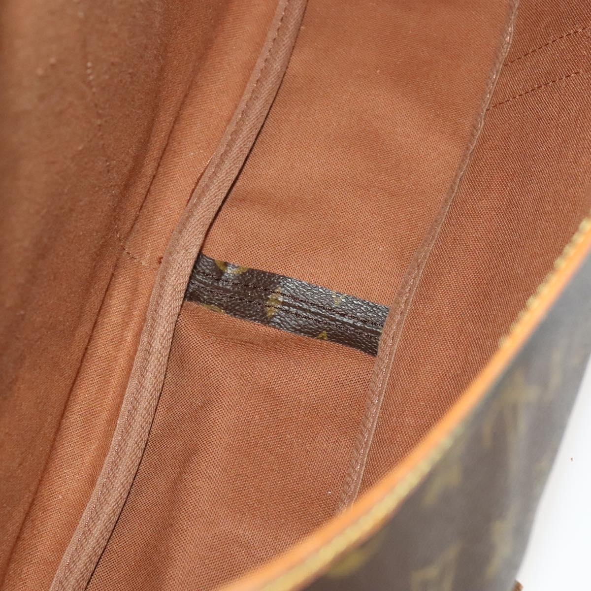 LOUIS VUITTON Monogram Saumur 43 Shoulder Bag M42252 LV Auth 123937