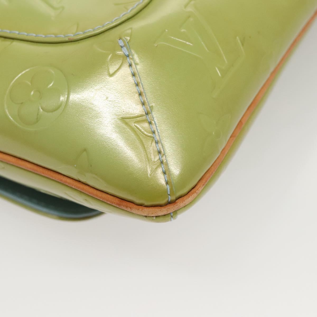 LOUIS VUITTON Monogram Vernis Thompson Street Bag Baby Blue M91009 Auth 123963