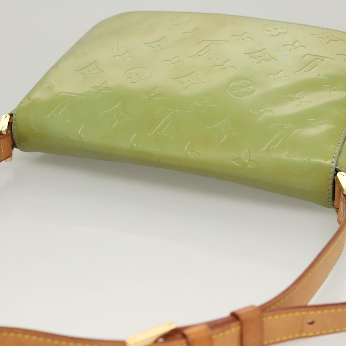 LOUIS VUITTON Monogram Vernis Thompson Street Bag Baby Blue M91009 Auth 123963