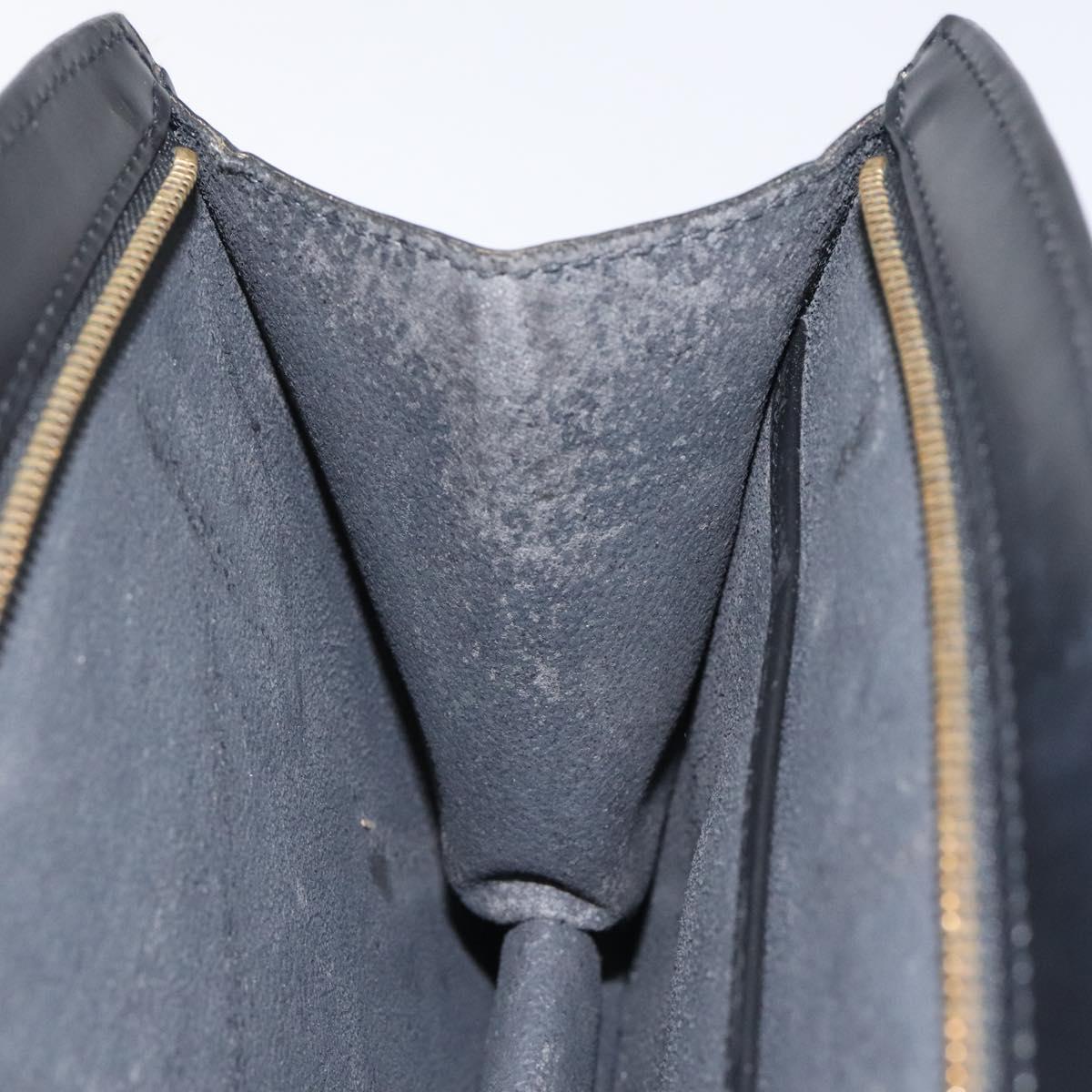 LOUIS VUITTON Epi Trousse Crete Pouch Black M48402 LV Auth 123988