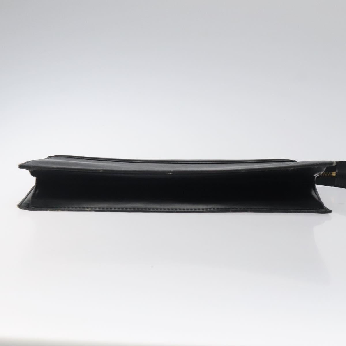 LOUIS VUITTON Epi Trousse Crete Pouch Black M48402 LV Auth 123988