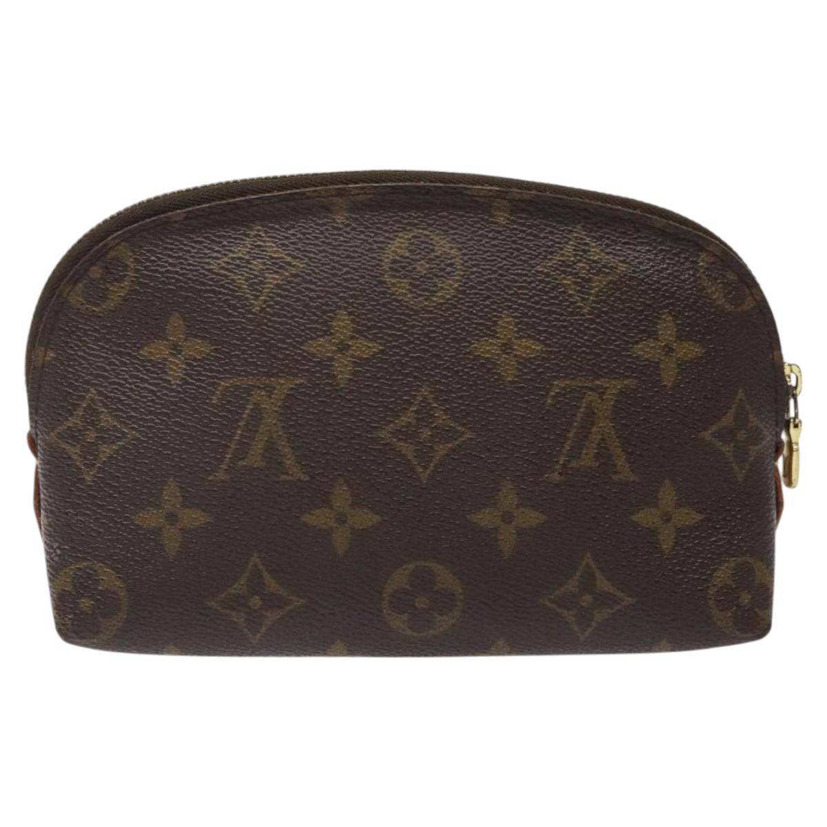 LOUIS VUITTON Monogram Pochette Cosmetic PM Pouch M43998 LV Auth 124032