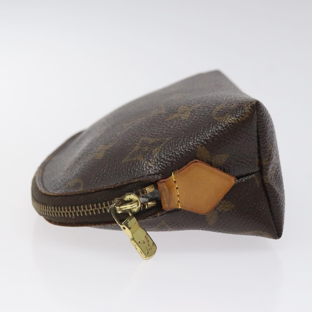 LOUIS VUITTON Monogram Pochette Cosmetic PM Pouch M43998 LV Auth 124032
