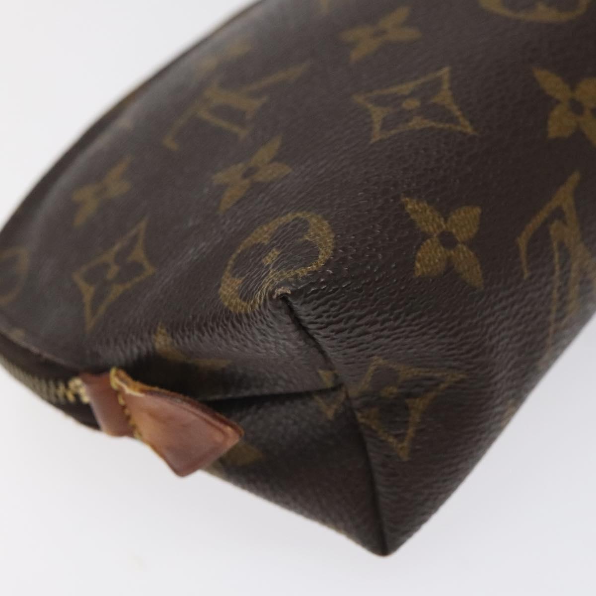 LOUIS VUITTON Monogram Pochette Cosmetic PM Pouch M43998 LV Auth 124034