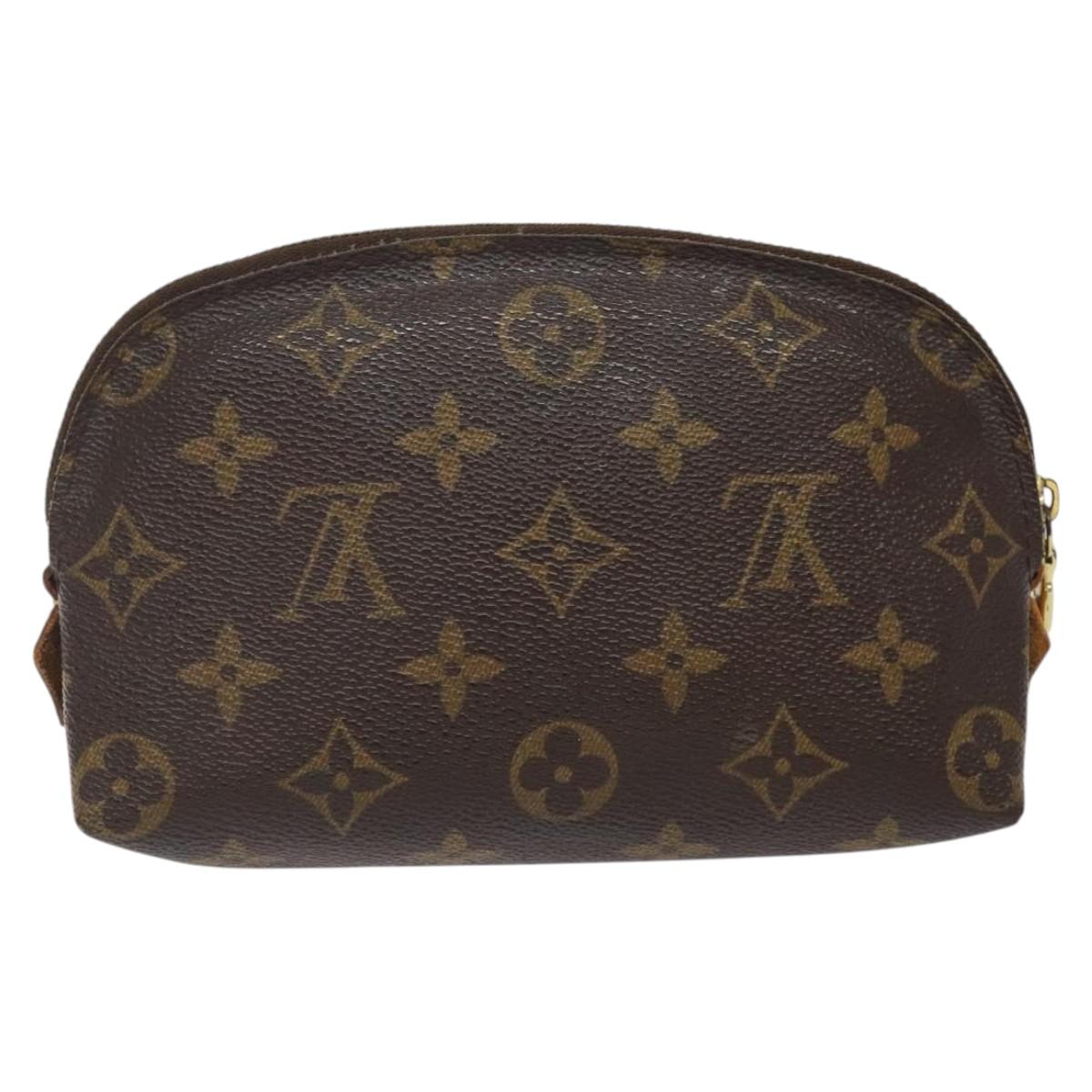 LOUIS VUITTON Monogram Pochette Cosmetic PM Pouch M43998 LV Auth 124034