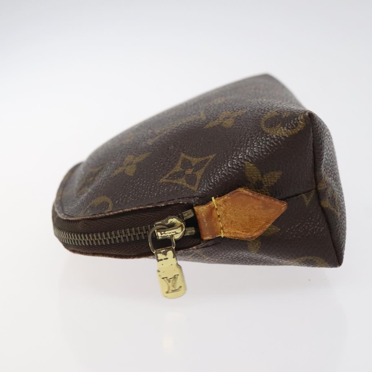 LOUIS VUITTON Monogram Pochette Cosmetic PM Pouch M43998 LV Auth 124034