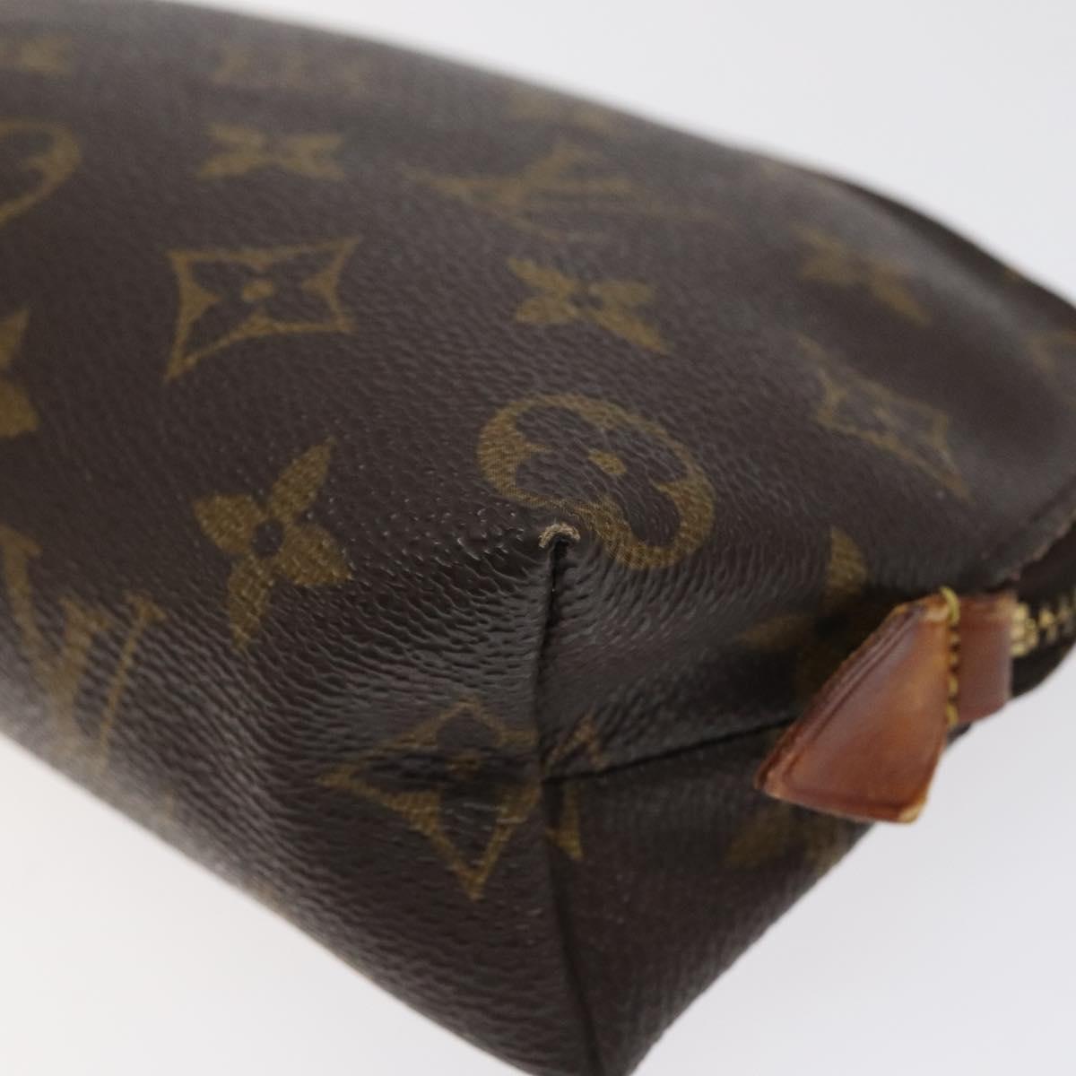 LOUIS VUITTON Monogram Pochette Cosmetic PM Pouch M43998 LV Auth 124034