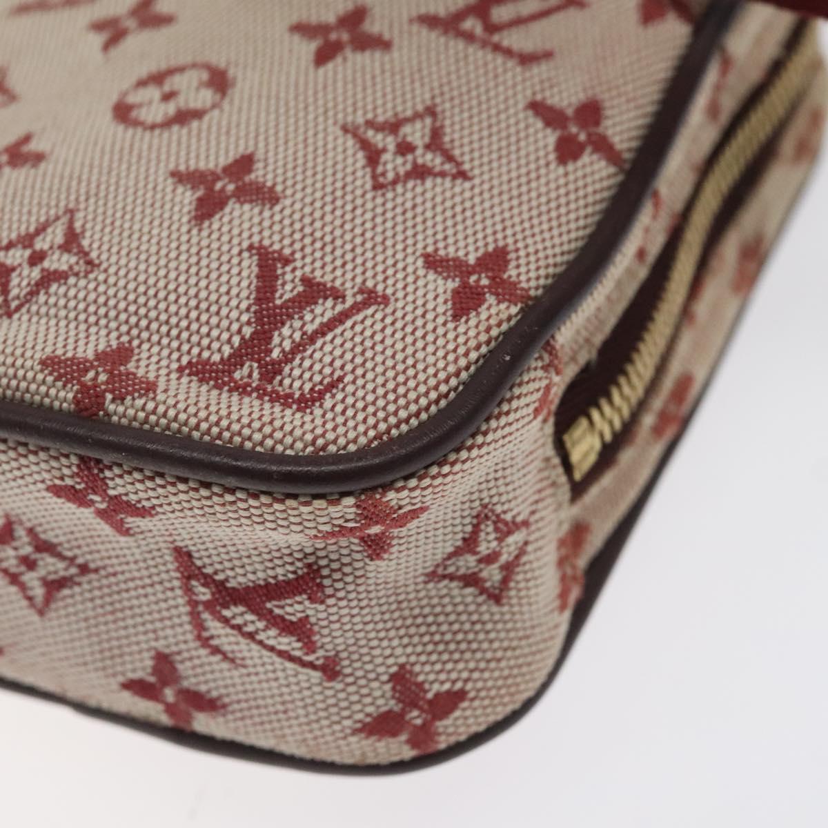 LOUIS VUITTON Monogram Mini US Digital Pouch Red M60001 LV Auth 124041