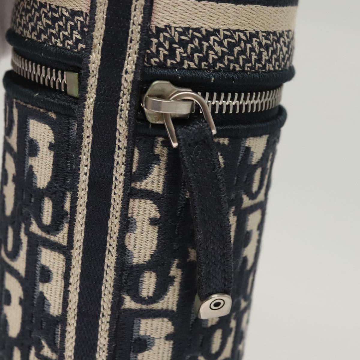 Christian Dior Oblique Fragrance Case Accessory Case Canvas Navy Auth 124067