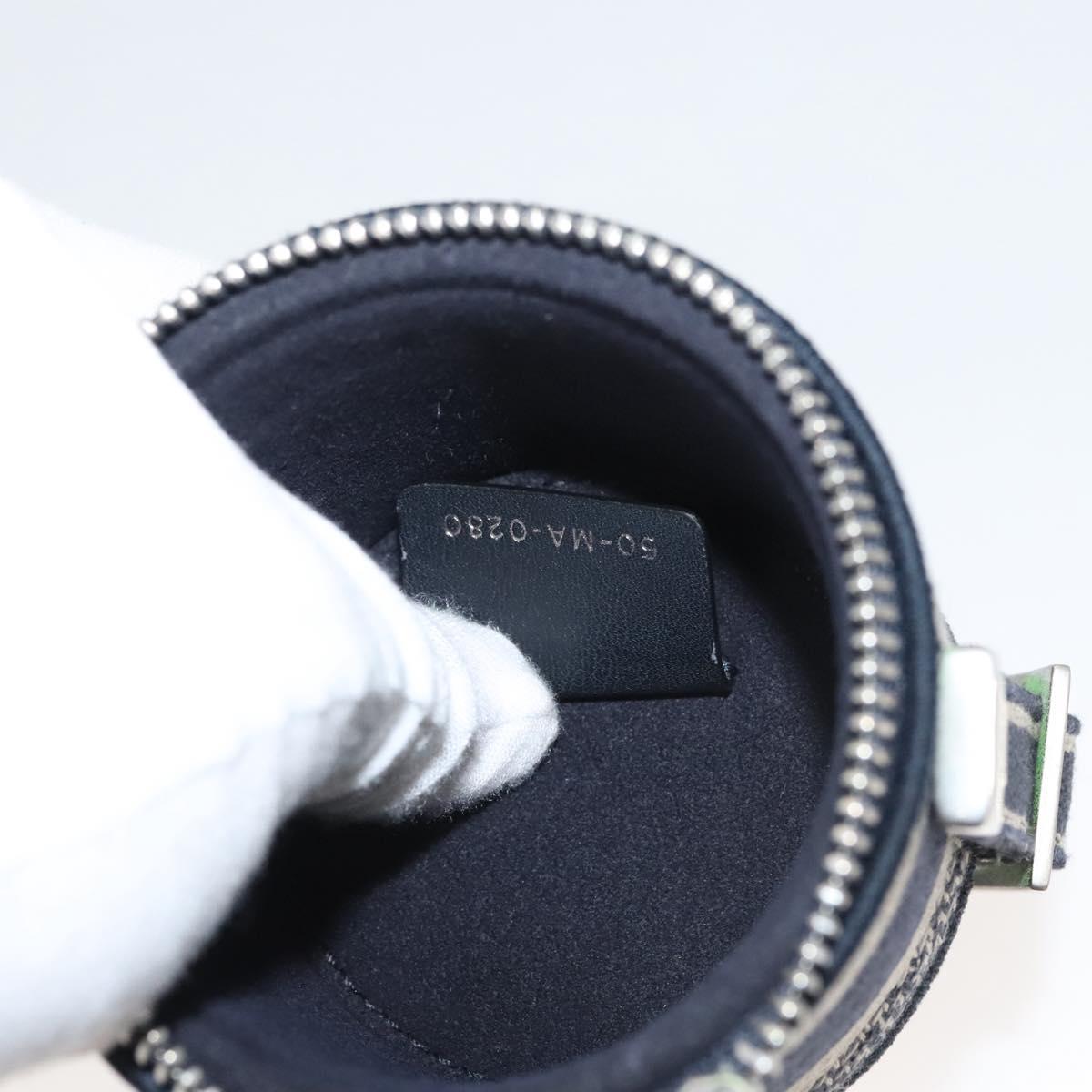 Christian Dior Oblique Fragrance Case Accessory Case Canvas Navy Auth 124067