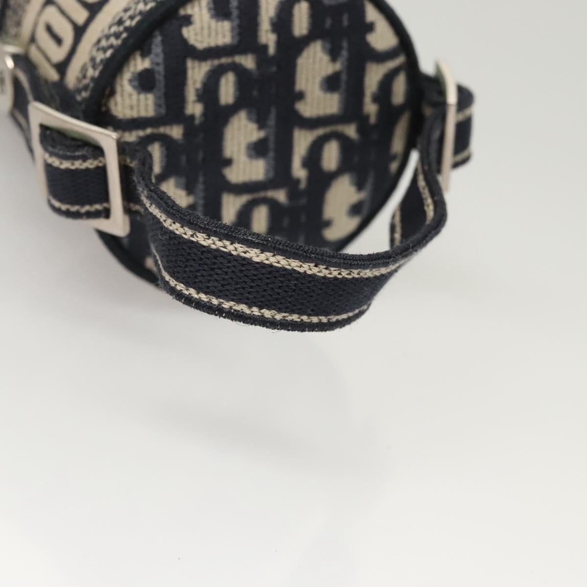 Christian Dior Oblique Fragrance Case Accessory Case Canvas Navy Auth 124067