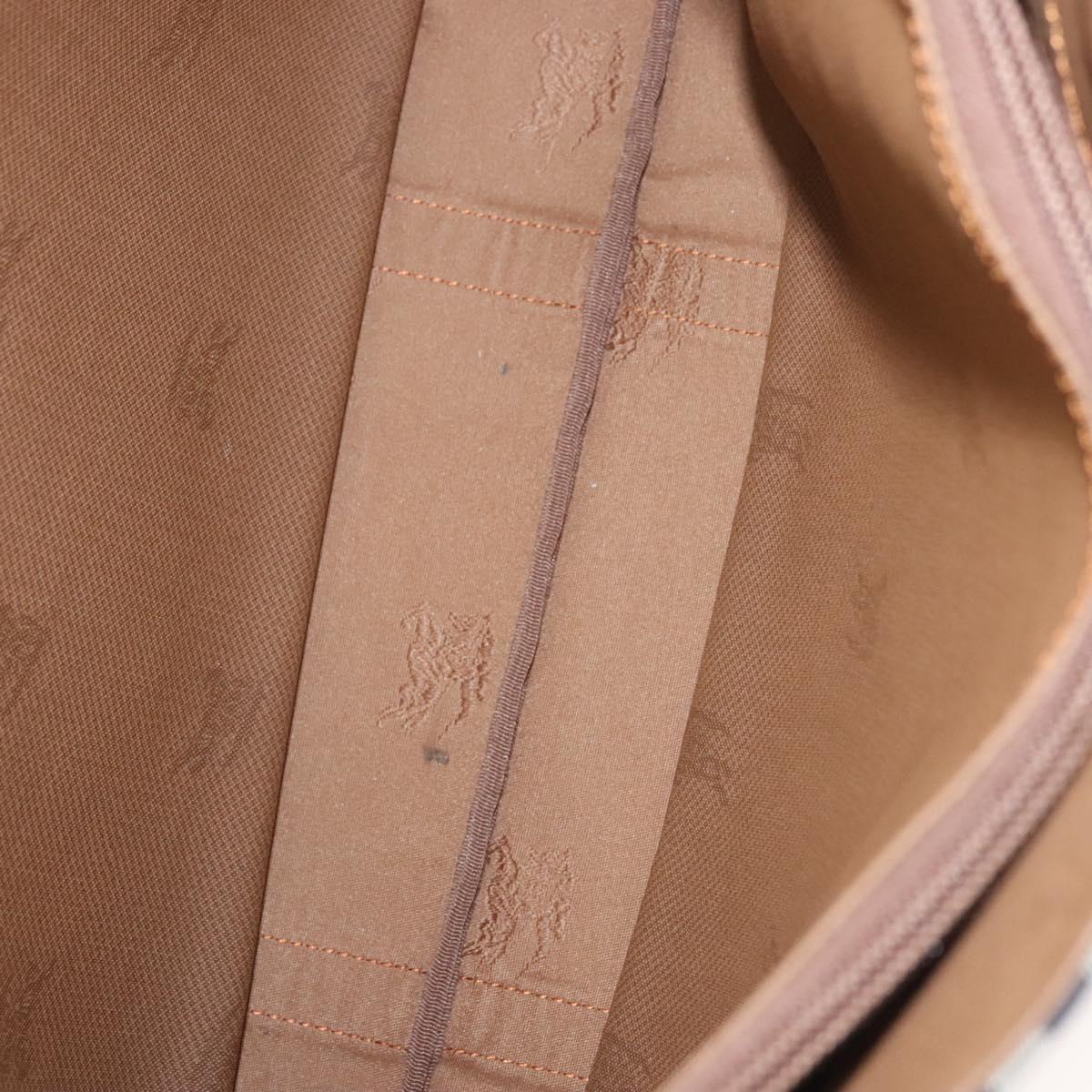 BURBERRY Nova Check Tote Bag Canvas Beige Auth 124112