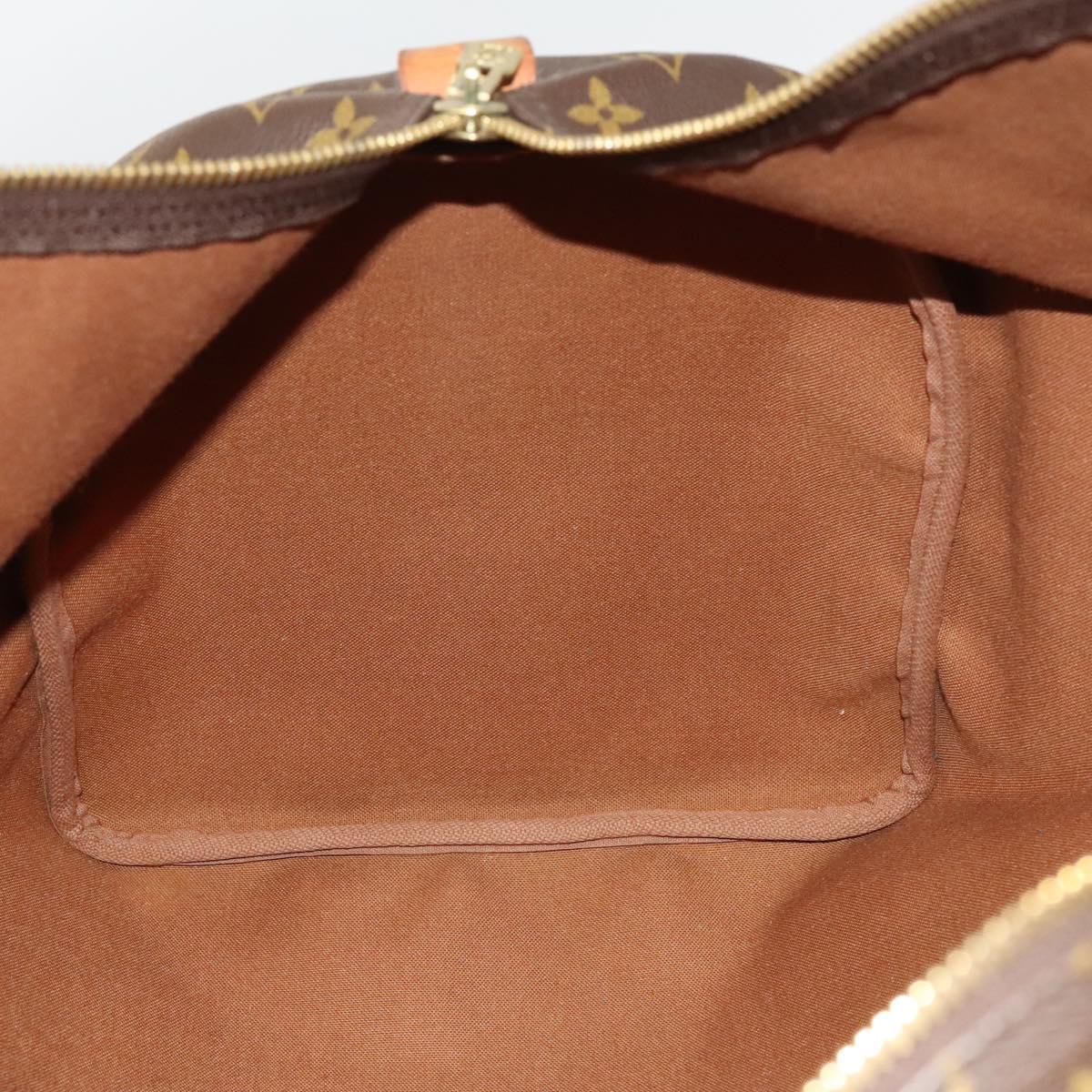 LOUIS VUITTON Monogram Keepall 55 Boston Bag M41424 LV Auth 124121