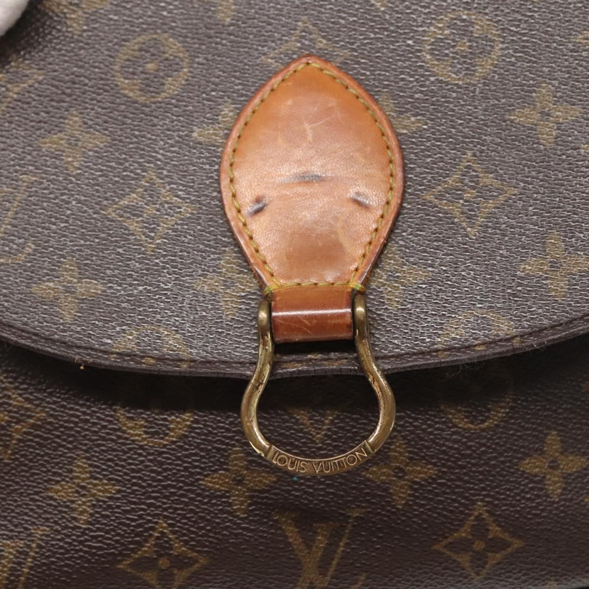 LOUIS VUITTON Monogram Saint Cloud GM Shoulder Bag M51242 LV Auth 124259