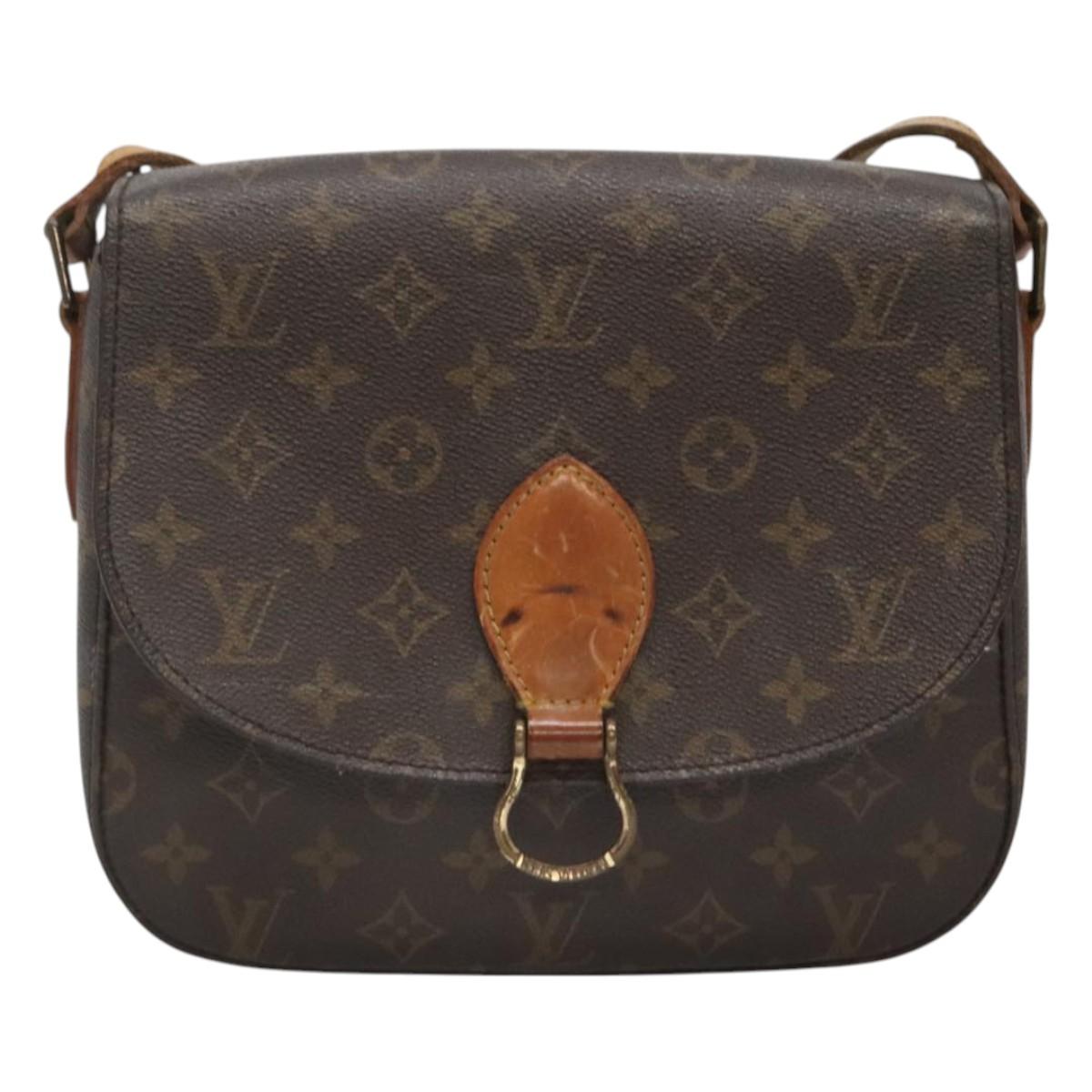LOUIS VUITTON Monogram Saint Cloud GM Shoulder Bag M51242 LV Auth 124259