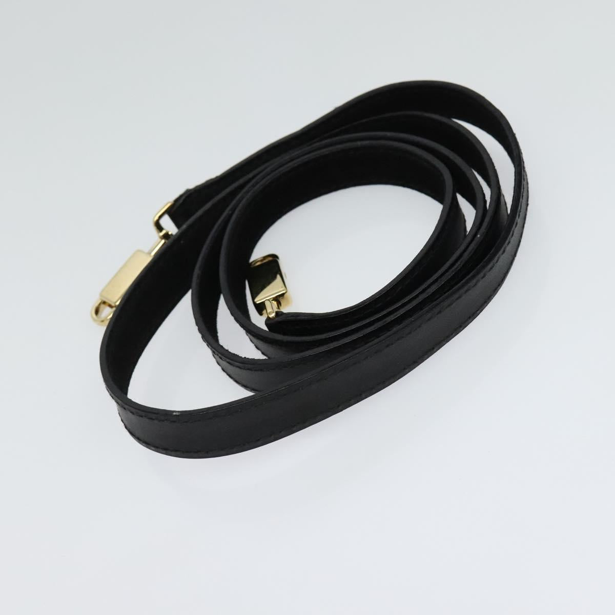 Salvatore Ferragamo Gancini Hand Bag Suede 2way Black Gold Auth 124270